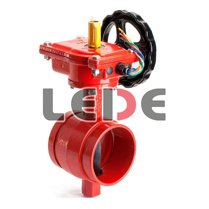 自密封蝸輪箱溝(gōu)槽中線蝶閥